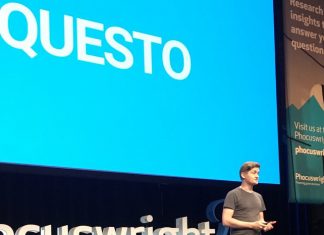 Questo’s city exploration mobile game, winner of people’s choice award at Phocuswright Europe 2019